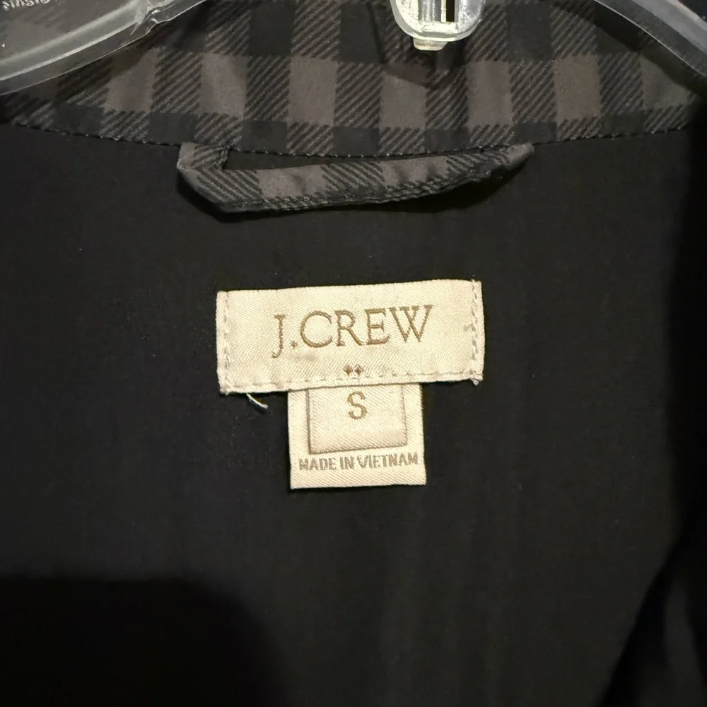 J. Crew Black and Gray Checkered Quilted Vest - Picture 4 of 9